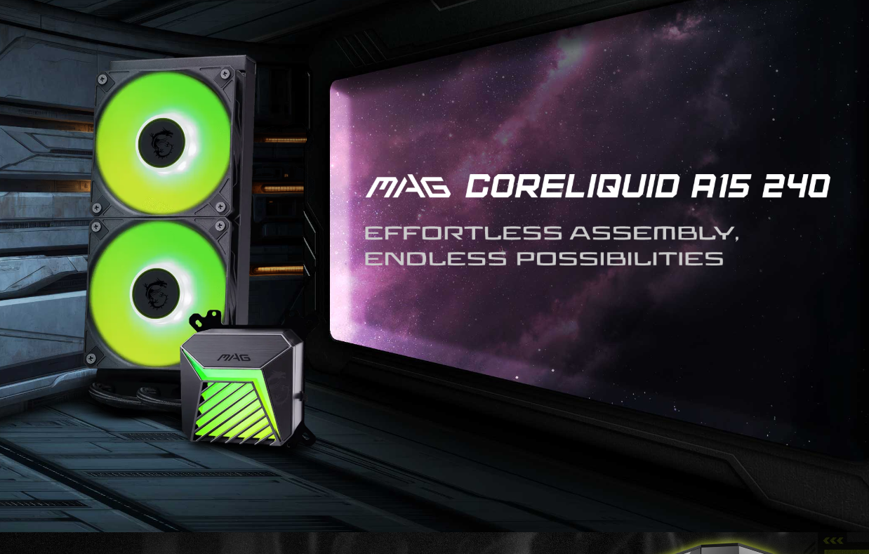 MSI MAG CORELIQUID A15 240 - Noir - image 2