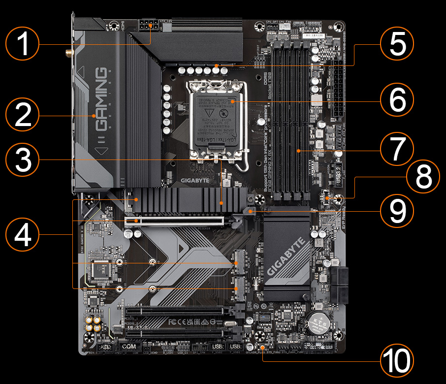 GIGABYTE B760 GAMING X AX - image 2