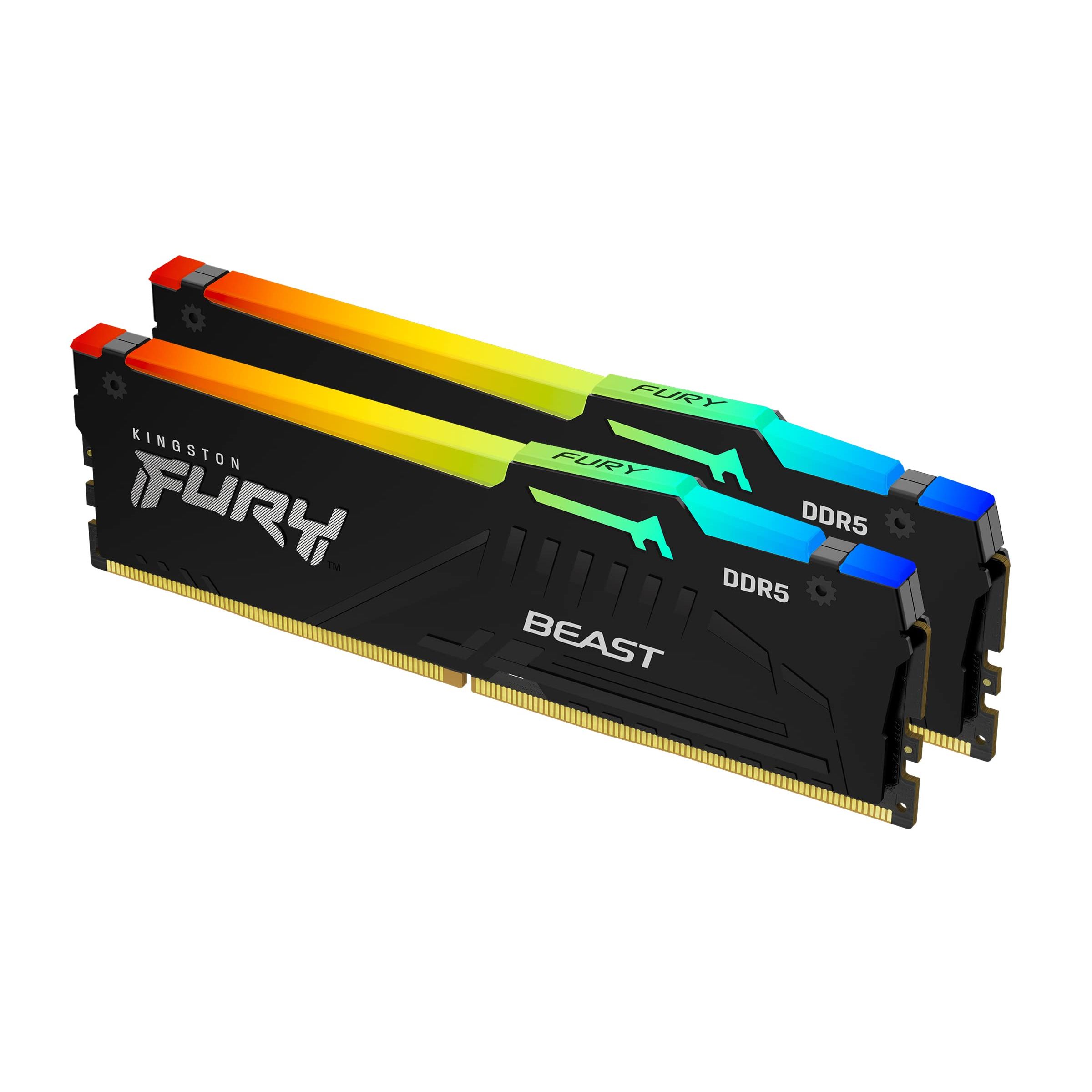Kingston FURY Beast  RGB 16 Go (2X8G) 5200 DDR5 CL40 XMP