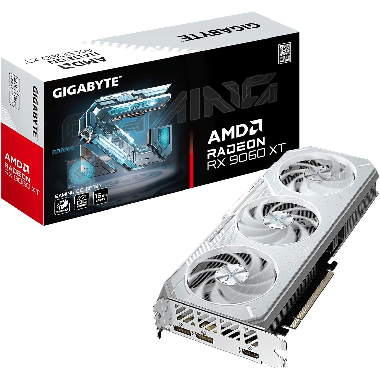 Gigabyte Radeon RX 9060XT GAMING OC ICE 16G