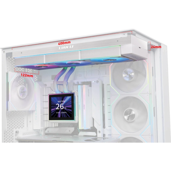 Lian Li Hydroshift II LCD-S 360 TL ARGB - Blanc - image 2