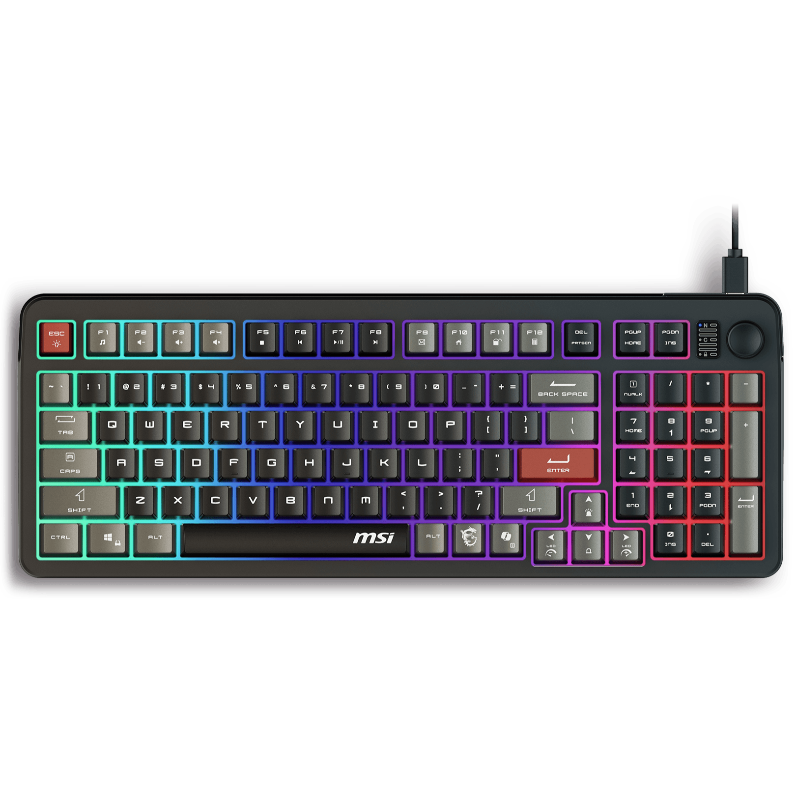 KIT Gaming MSI GK110 + Souris filaire - image 2