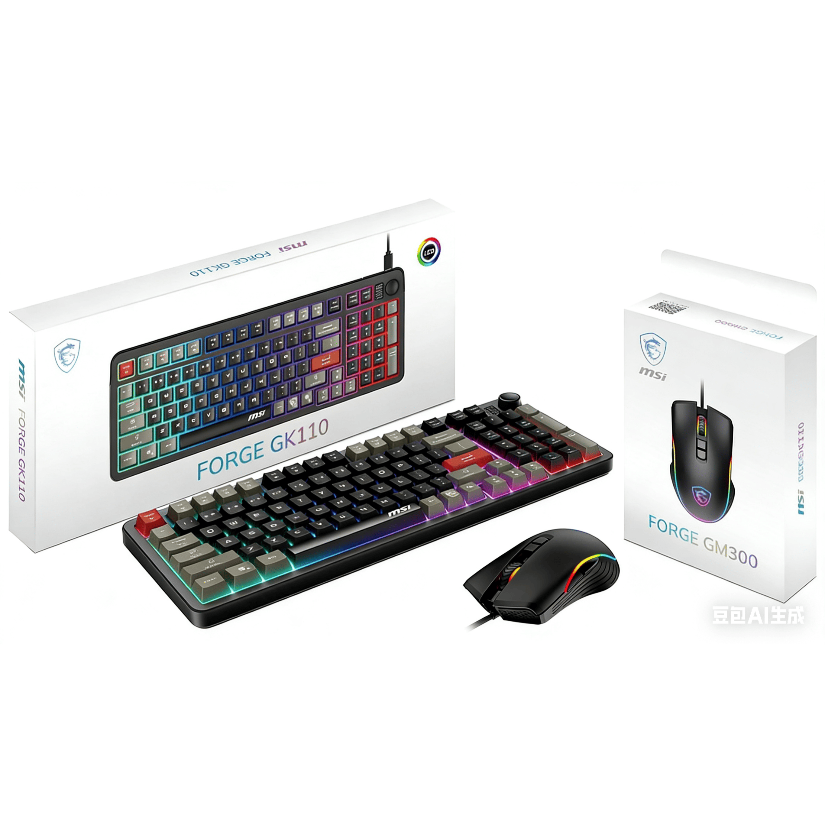 KIT Gaming MSI GK110 + Souris filaire
